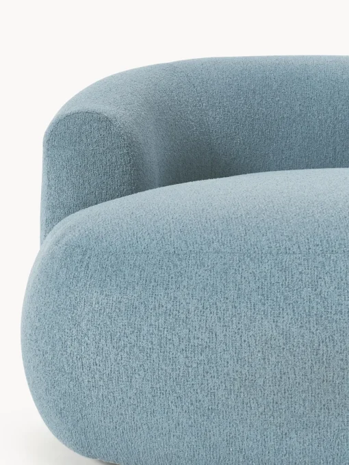 Westwing Collection Sillón lounge grande en tejido bouclé Sofia