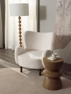 Westwing Collection Sillón orejero de borreguillo Kalia^ Sillones Orejeros|Sillones