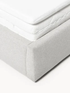 Westwing Collection Sobrecolchón de espuma viscoelástica Luxe, firmeza media-blanda