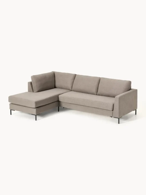 Westwing Collection Sofá cama con colchón Luna (3 plazas)