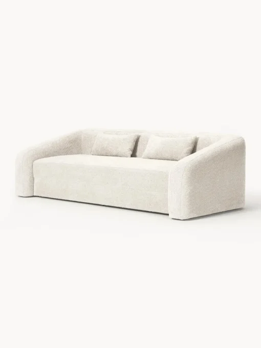 Westwing Collection Sofá cama de borreguillo bouclé Eliot (3 plazas)^ Sofás Cama|Sofás