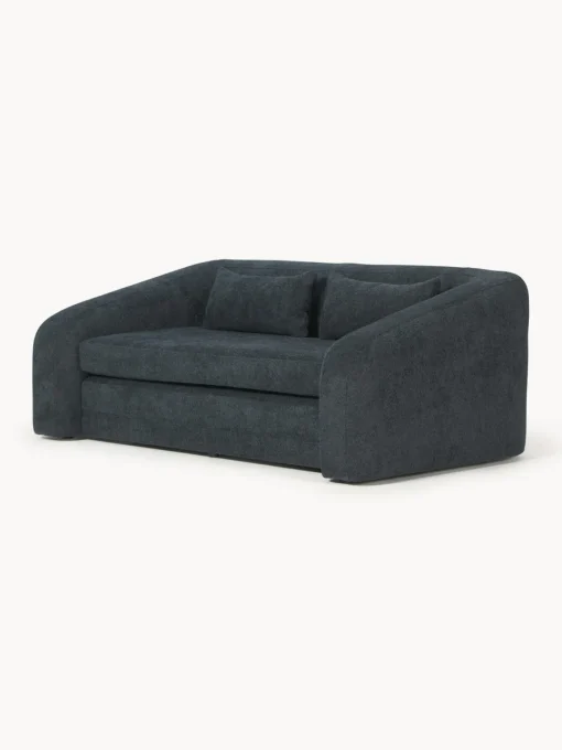 Westwing Collection Sofá cama de borreguillo bouclé Eliot (2 plazas)^ Sofás Cama|Sofás