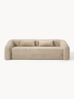 Westwing Collection Sofá cama de borreguillo bouclé Eliot (3 plazas)^ Sofás Cama|Sofás