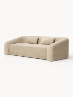 Westwing Collection Sofá cama de borreguillo bouclé Eliot (3 plazas)^ Sofás Cama|Sofás