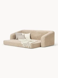 Westwing Collection Sofá cama de borreguillo bouclé Eliot (3 plazas)^ Sofás Cama|Sofás