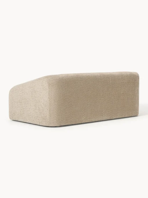 Westwing Collection Sofá cama de borreguillo bouclé Eliot (2 plazas)