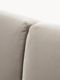 Westwing Collection Sofá cama de terciopelo Fluente (3 plazas)
