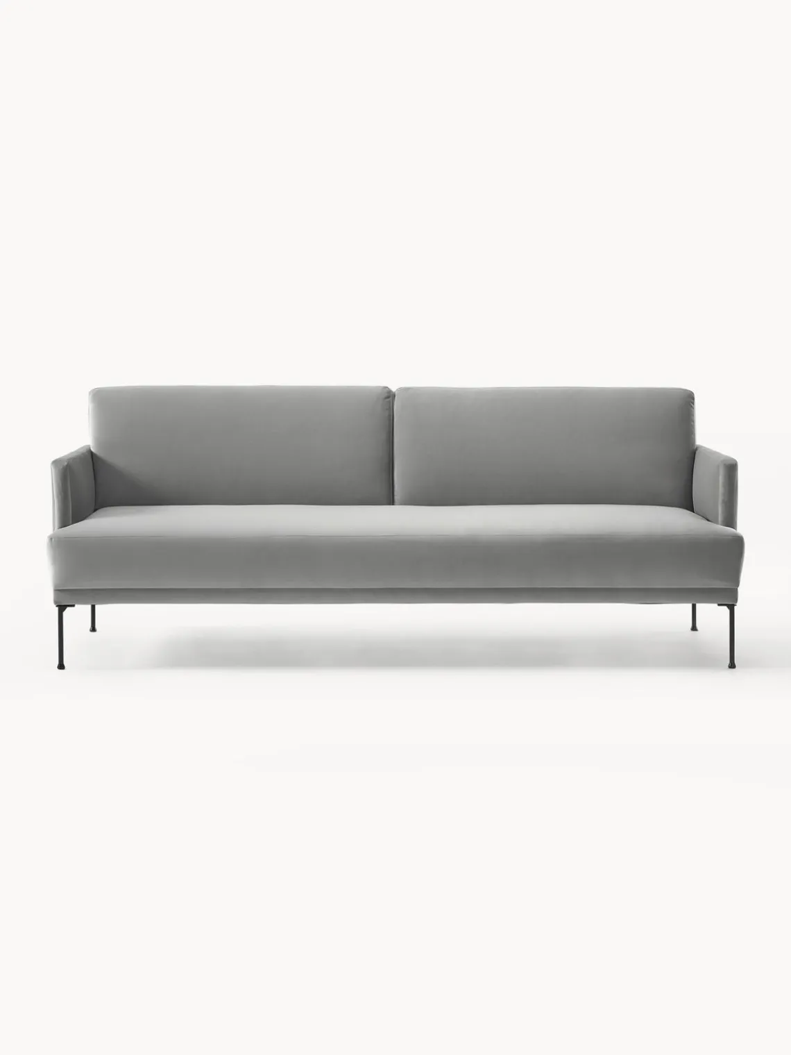 Westwing Collection Sofá cama de terciopelo Fluente (3 plazas)^ Sofás Cama|Sofás