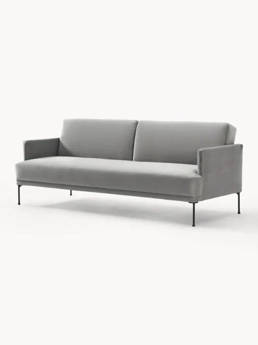 Westwing Collection Sofá cama de terciopelo Fluente (3 plazas)^ Sofás Cama|Sofás