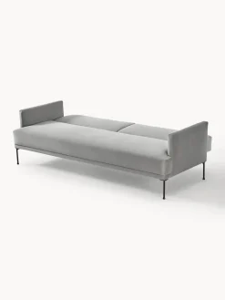 Westwing Collection Sofá cama de terciopelo Fluente (3 plazas)^ Sofás Cama|Sofás