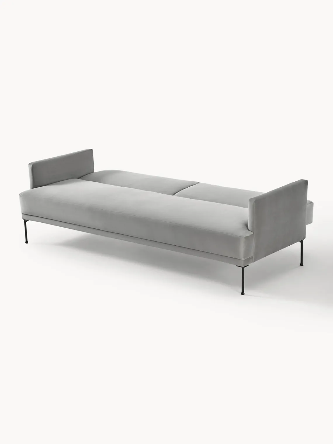 Westwing Collection Sofá cama de terciopelo Fluente (3 plazas)^ Sofás Cama|Sofás