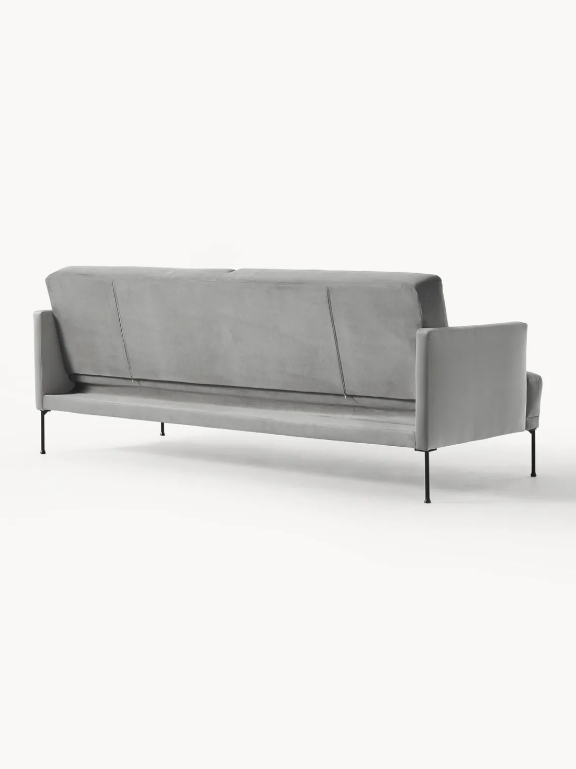 Westwing Collection Sofá cama de terciopelo Fluente (3 plazas)^ Sofás Cama|Sofás
