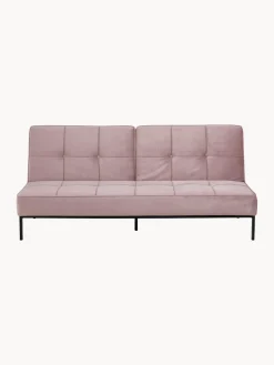 Sofá cama de terciopelo Perugia (3 plazas)