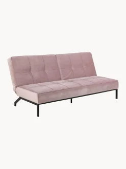 Sofá cama de terciopelo Perugia (3 plazas)