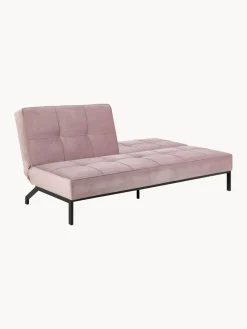 Sofá cama de terciopelo Perugia (3 plazas)