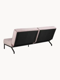 Sofá cama de terciopelo Perugia (3 plazas)