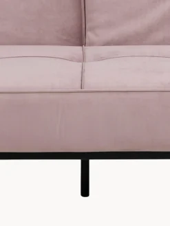 Sofá cama de terciopelo Perugia (3 plazas)