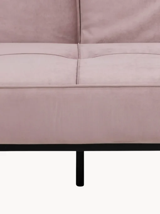 Sofá cama de terciopelo Perugia (3 plazas)