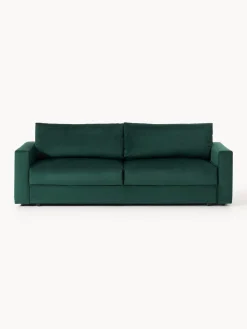 Westwing Collection Sofá cama de terciopelo Tasha (3 plazas), con espacio de almacenamiento^ Sofás Cama|Sofás