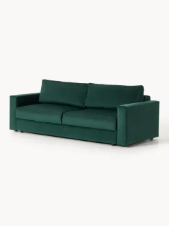Westwing Collection Sofá cama de terciopelo Tasha (3 plazas), con espacio de almacenamiento^ Sofás Cama|Sofás