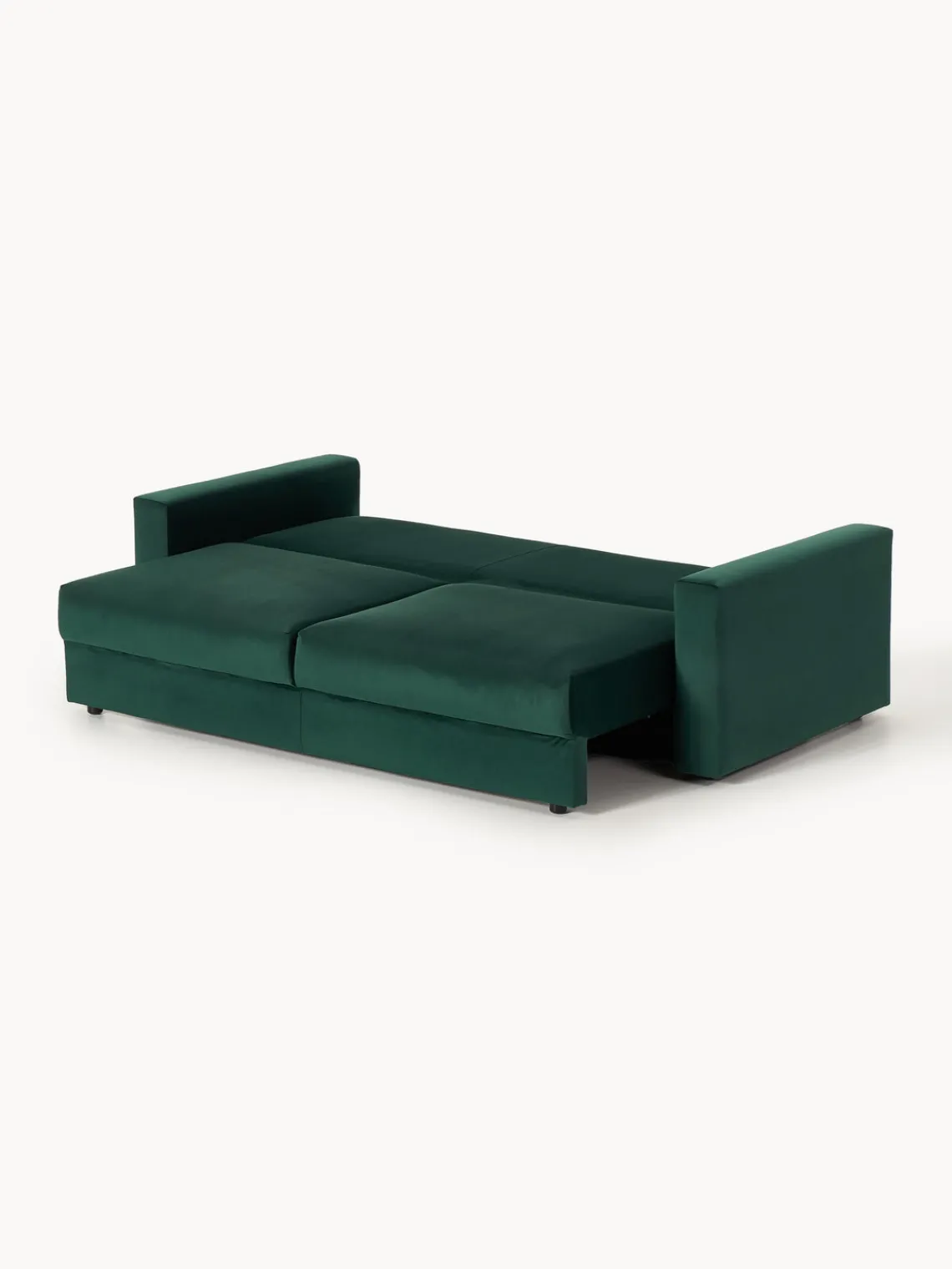 Westwing Collection Sofá cama de terciopelo Tasha (3 plazas), con espacio de almacenamiento^ Sofás Cama|Sofás