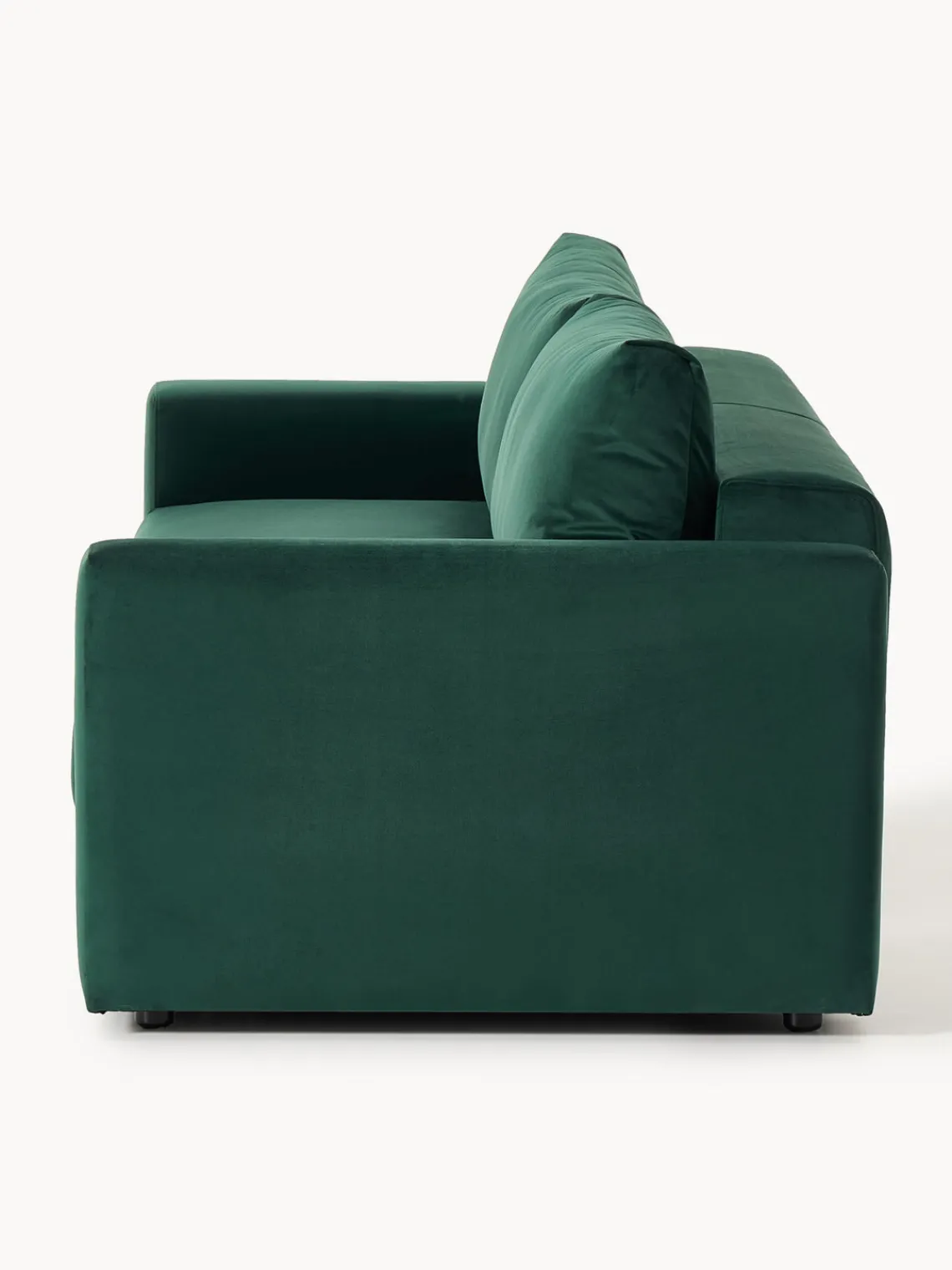 Westwing Collection Sofá cama de terciopelo Tasha (3 plazas), con espacio de almacenamiento^ Sofás Cama|Sofás