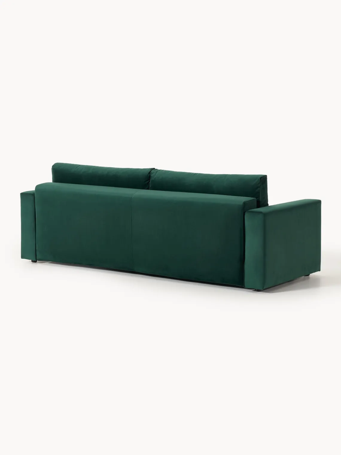 Westwing Collection Sofá cama de terciopelo Tasha (3 plazas), con espacio de almacenamiento^ Sofás Cama|Sofás