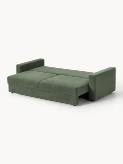 Westwing Collection Sofá cama de terciopelo Tasha (3 plazas), con espacio de almacenamiento^ Sofás Cama|Sofás