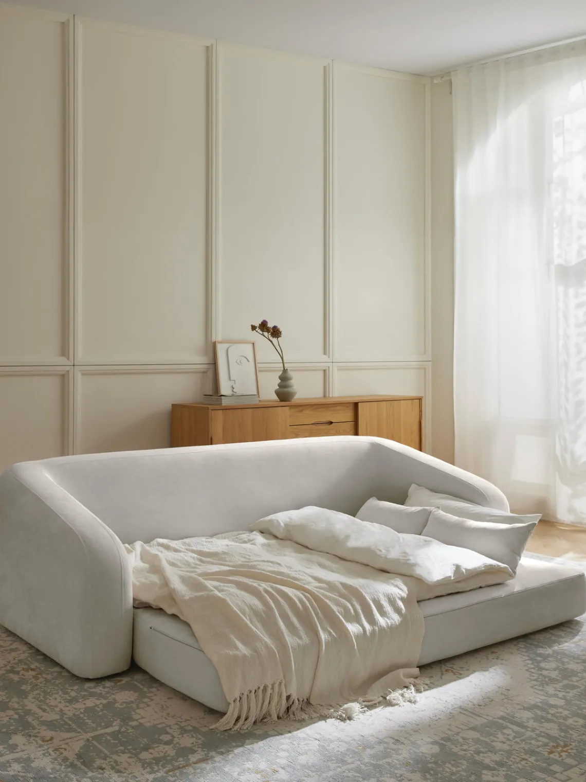Westwing Collection Sofá cama Eliot (3 plazas)