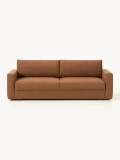 Westwing Collection Sofá cama en tejido bouclé Tasha (3 plazas), con espacio de almacenamiento^ Sofás Cama|Sofás