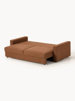 Westwing Collection Sofá cama en tejido bouclé Tasha (3 plazas), con espacio de almacenamiento^ Sofás Cama|Sofás