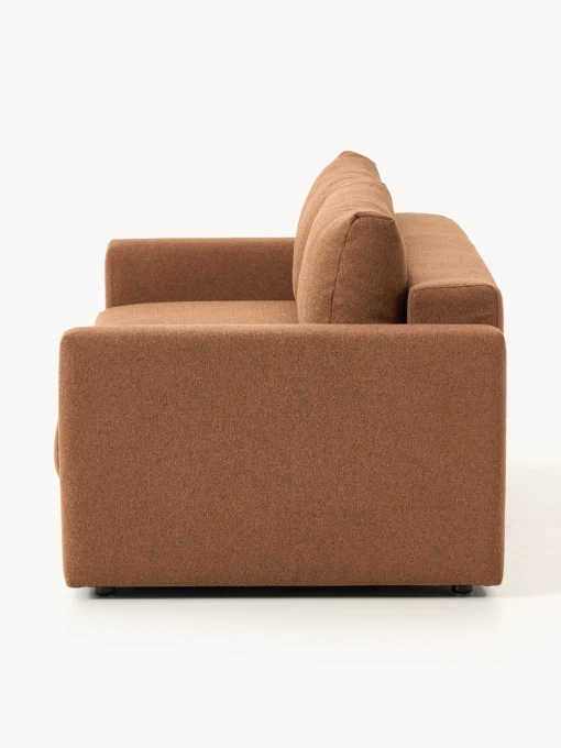 Westwing Collection Sofá cama en tejido bouclé Tasha (3 plazas), con espacio de almacenamiento^ Sofás Cama|Sofás