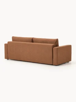 Westwing Collection Sofá cama en tejido bouclé Tasha (3 plazas), con espacio de almacenamiento^ Sofás Cama|Sofás