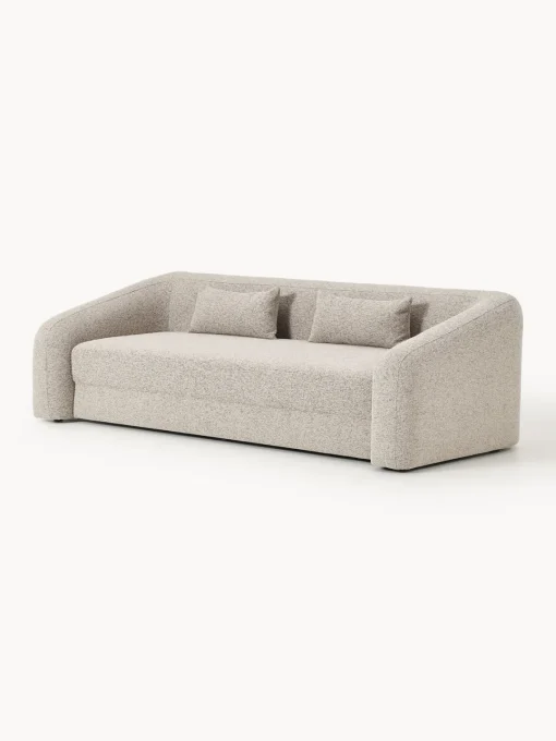 Westwing Collection Sofá cama en tejido bouclé Eliot (3 plazas)