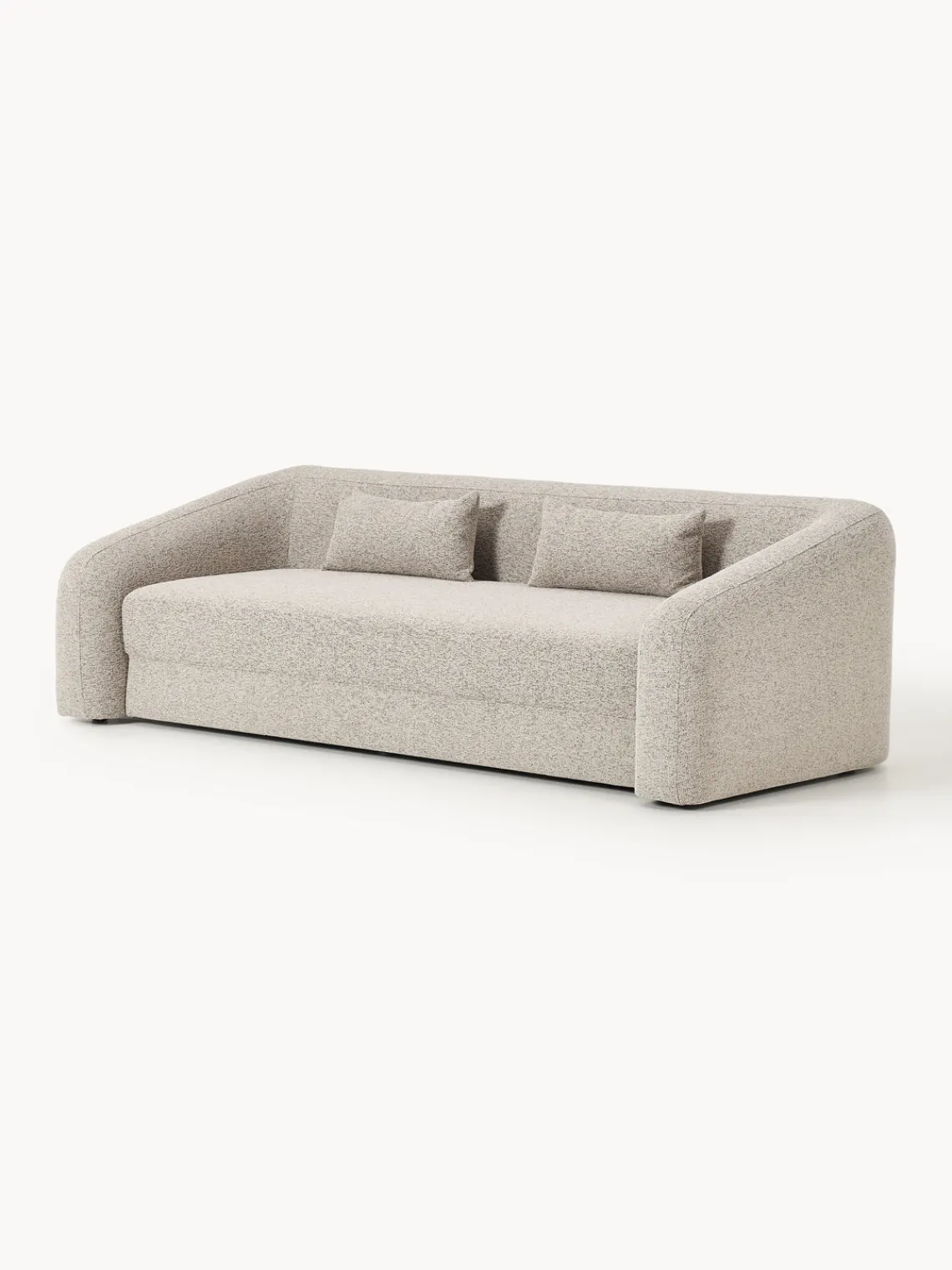 Westwing Collection Sofá cama en tejido bouclé Eliot (3 plazas)