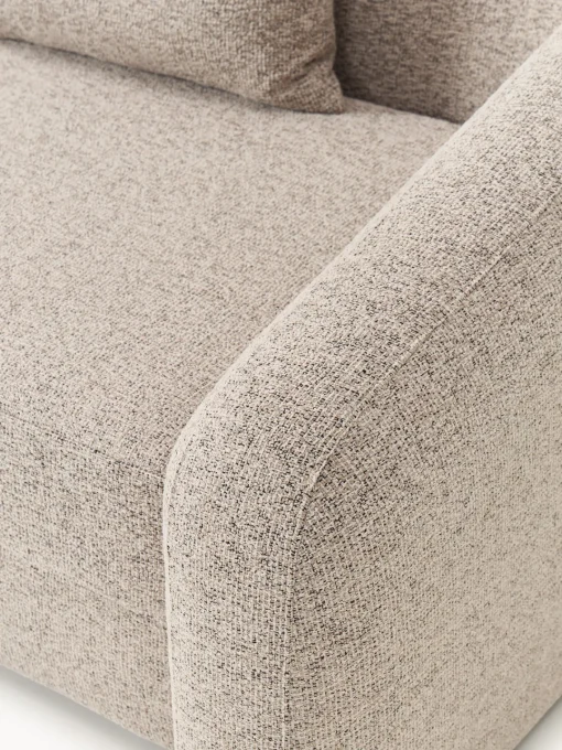 Westwing Collection Sofá cama en tejido bouclé Eliot (3 plazas)