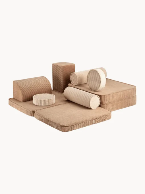 Wigiwama Sofá cama infantil modular de pana Sugar^Niños Decoración Infantil|Puf Infantiles