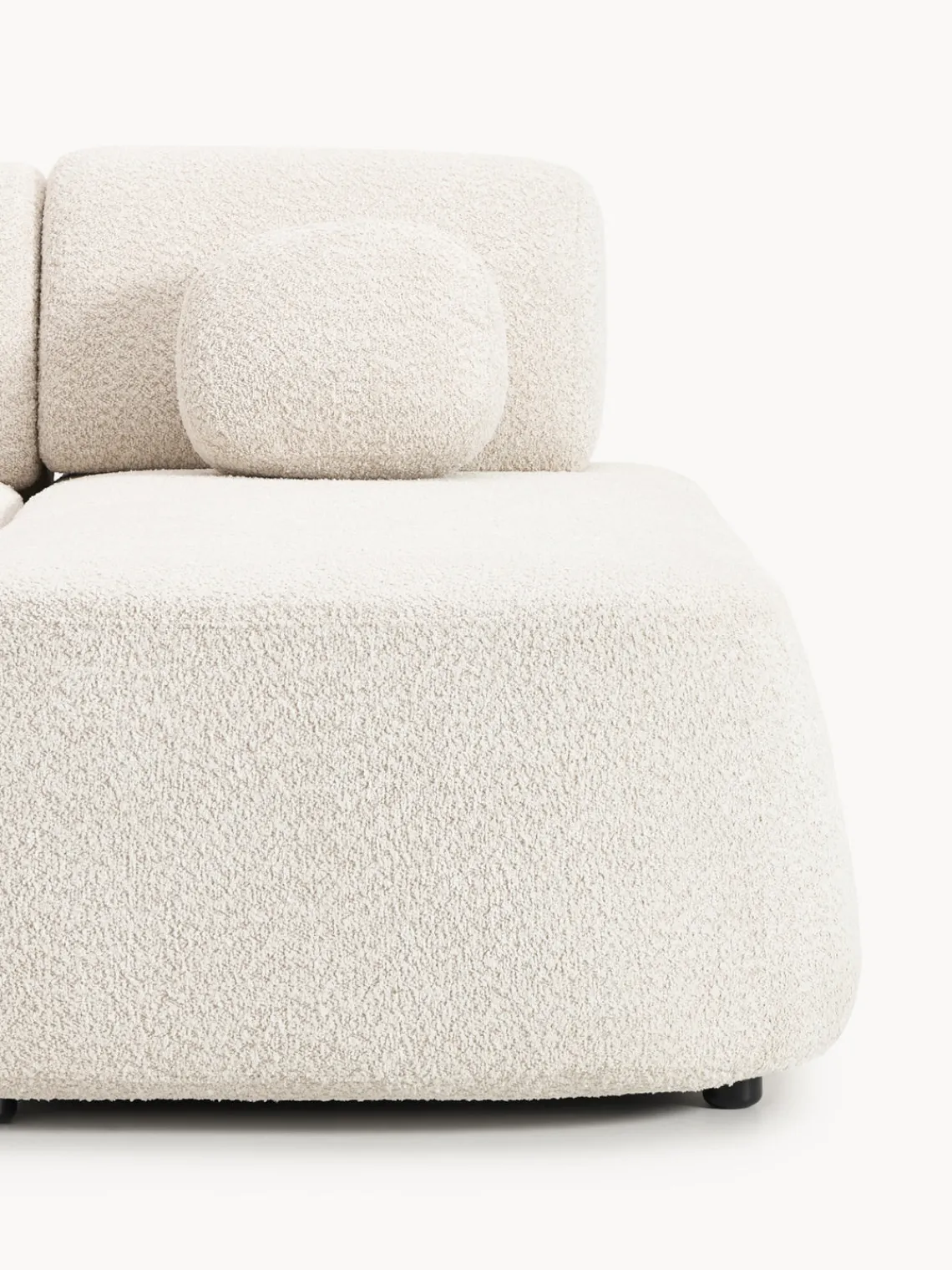 Westwing Collection Sofá cama rinconera de borreguillo con espacio de almacenamiento Pao^ Sofás Cama|Sofás