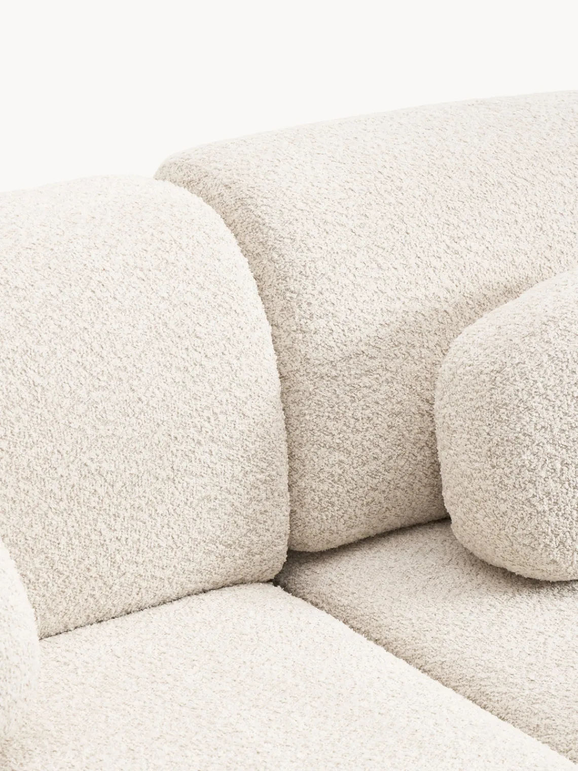 Westwing Collection Sofá cama rinconera de borreguillo con espacio de almacenamiento Pao^ Sofás Cama|Sofás