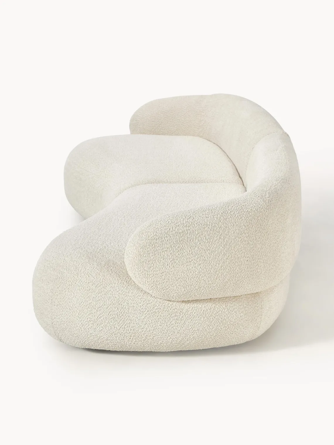 Westwing Collection Sofá de borreguillo bouclé Alba (4 plazas)^ Sofás 3 Plazas|Sofás