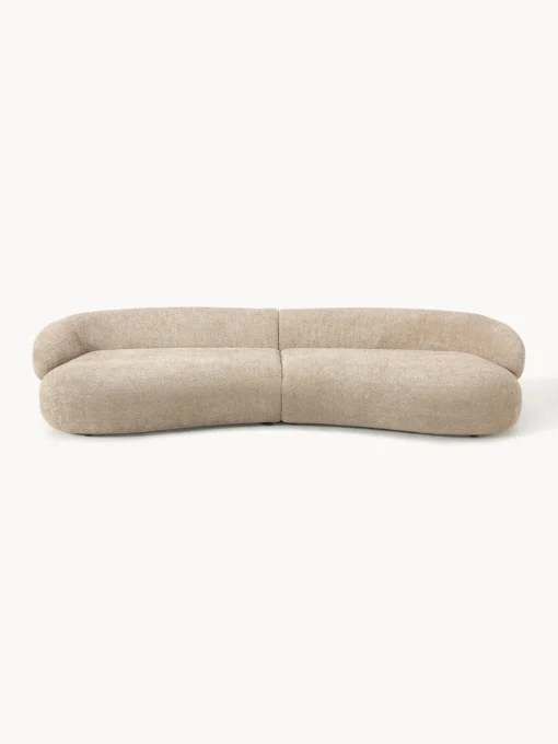 Westwing Collection Sofá de borreguillo bouclé Alba (4 plazas)^ Sofás 3 Plazas|Sofás