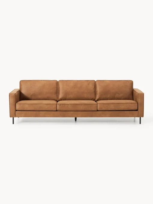 Westwing Collection Sofá de cuero reciclado Hunter (3 plazas)