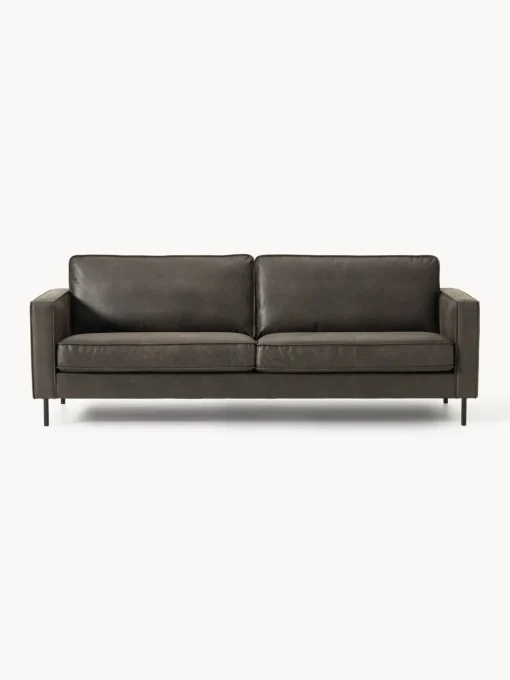 Westwing Collection Sofá de cuero reciclado Hunter (3 plazas)^ Sofás 3 Plazas|Sofás