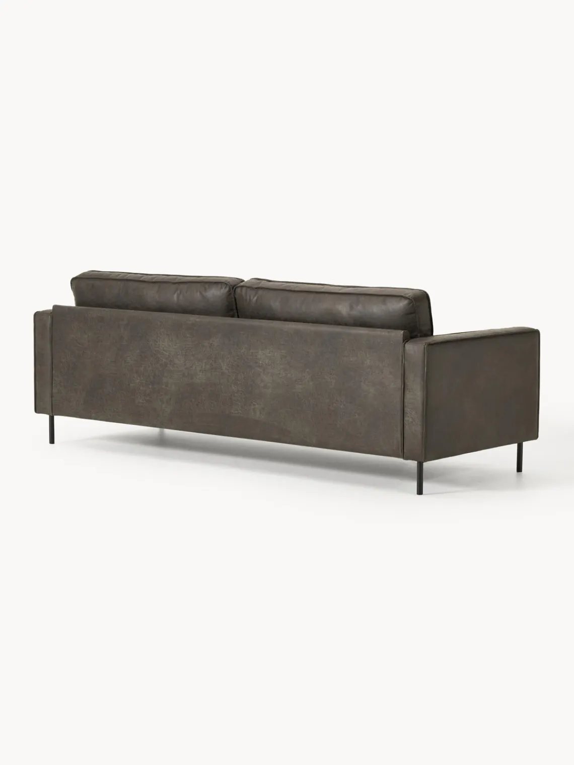 Westwing Collection Sofá de cuero reciclado Hunter (3 plazas)^ Sofás 3 Plazas|Sofás