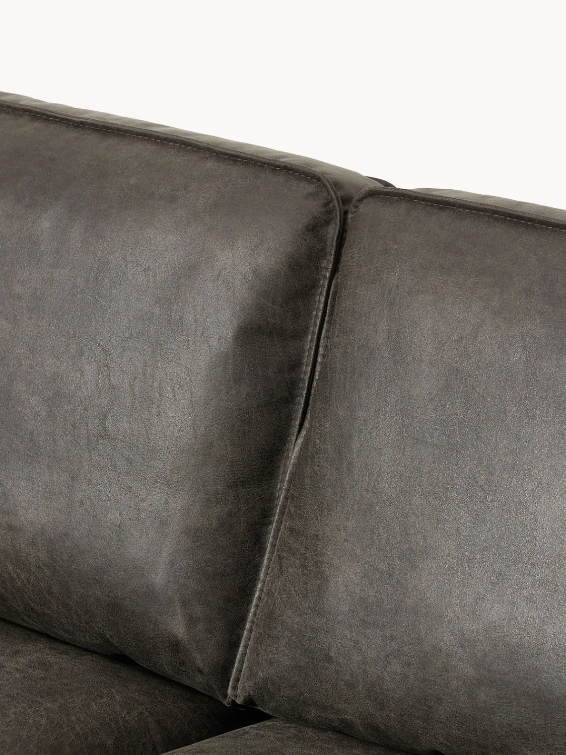 Westwing Collection Sofá de cuero reciclado Hunter (3 plazas)^ Sofás 3 Plazas|Sofás