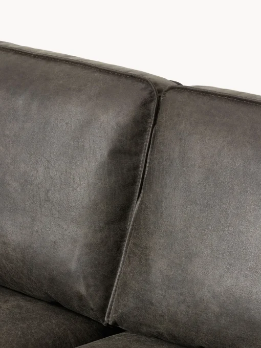 Westwing Collection Sofá de cuero reciclado Hunter (2 plazas)^ Sofás 2 Plazas|Sofás