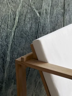 Carl Hansen & Søn Sofá de jardín de madera de teca BK12