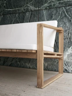 Carl Hansen & Søn Sofá de jardín de madera de teca BK12