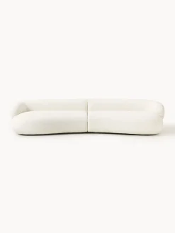 Westwing Collection Sofá en tejido bouclé Alba (4 plazas)