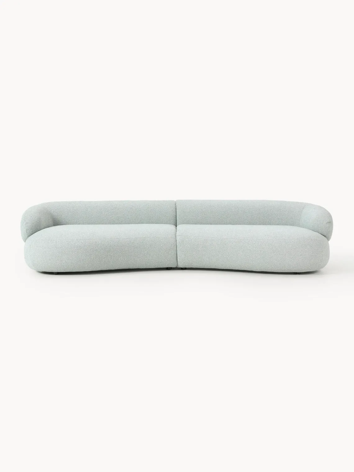 Westwing Collection Sofá en tejido bouclé Alba (4 plazas)